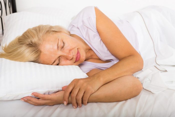 woman with night sweats