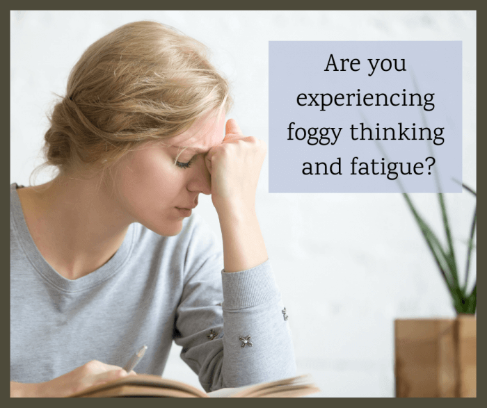 woman with foggy thinking, fatigue who needs to do a liver detox