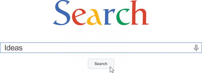 picture of search engine that looks like Google to search for health problems and supplements