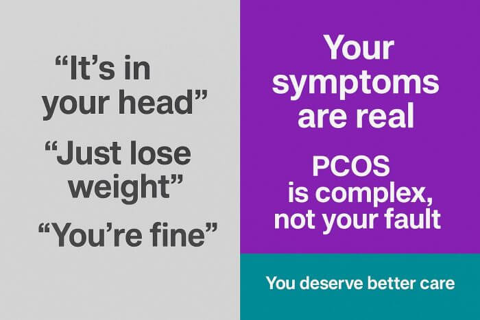 Get Answers About PCOS: Ending the Gaslighting get answers about PCOS, your symptoms are real, PCOS is complex, you deserve better care