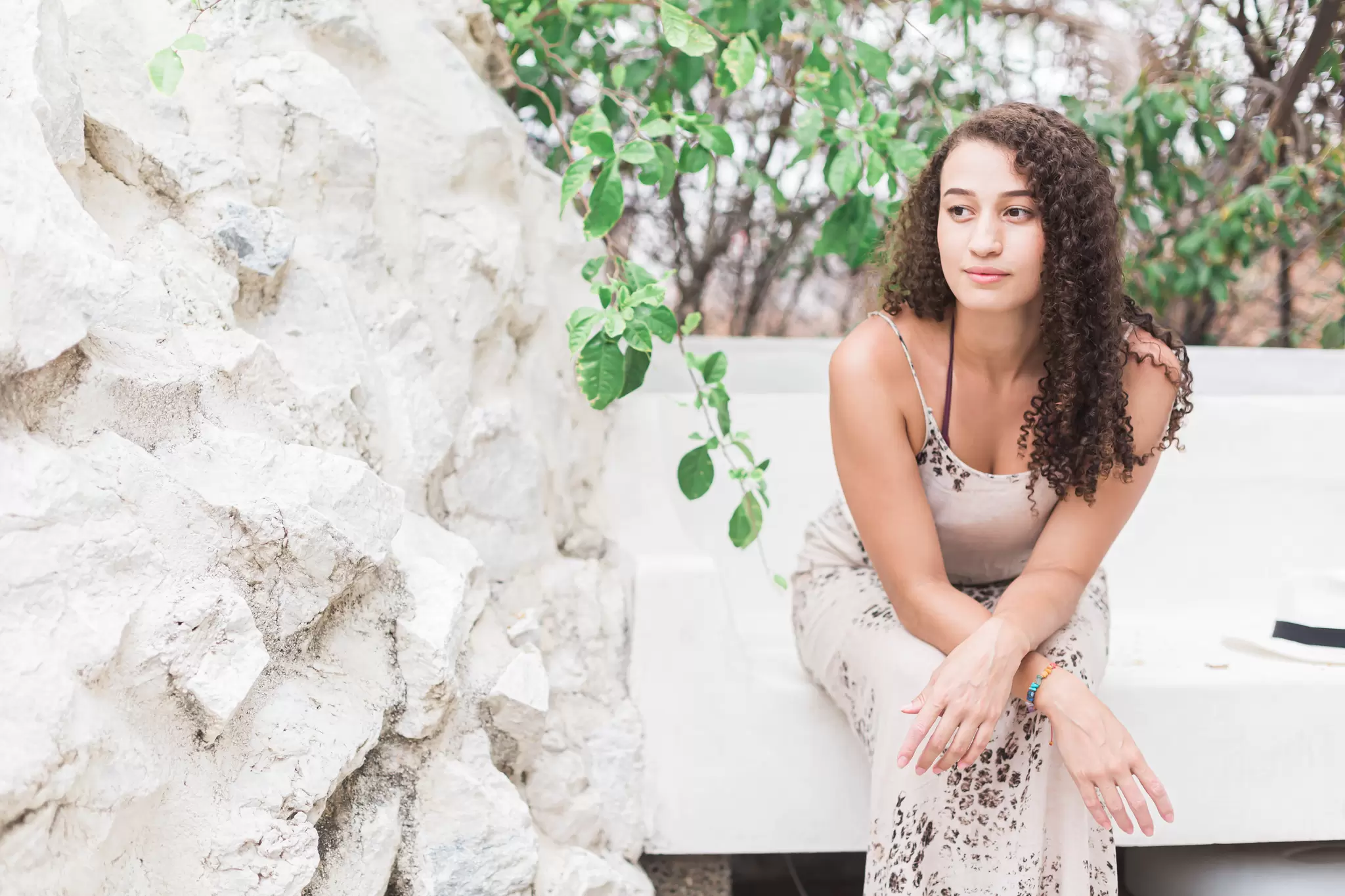 picture of a seated woman thinking about how to have resilience and cultivate a pcos mindset